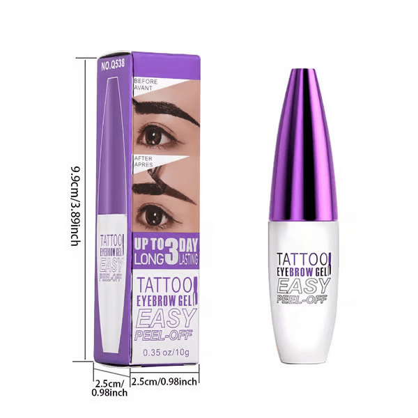 ✨ Even beginners can create professional-looking brows! Long-lasting, smudge-proof eyebrow gel 🔥
