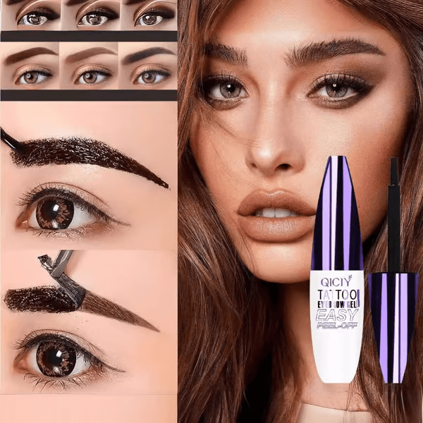 ✨ Even beginners can create professional-looking brows! Long-lasting, smudge-proof eyebrow gel 🔥