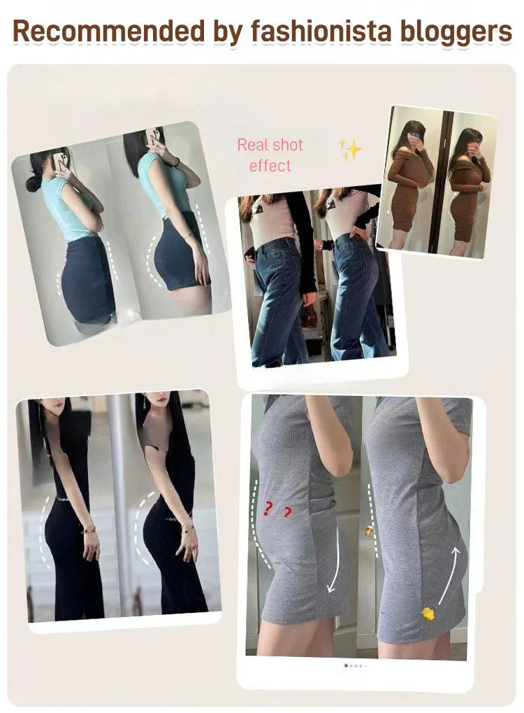 HIGH WAISTED TUMMY TUCK HIP LIFTING NO TRACE WORMWOOD ANTIBACTERIAL PANTIES