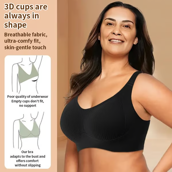 🎁 Unbeatable 50% OFF! 🔥 Super Shaping Bra | Wire-Free Comfort 👍 Say Goodbye to Sagging, Hello Effortless Lift!