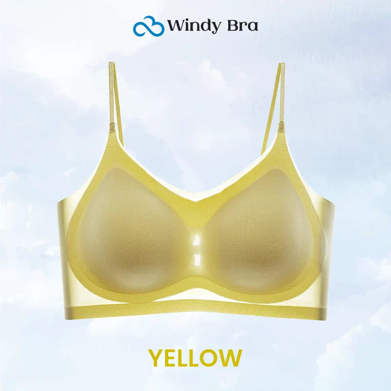 Summer seamless ultra thin plus size ice silk comfort bra
