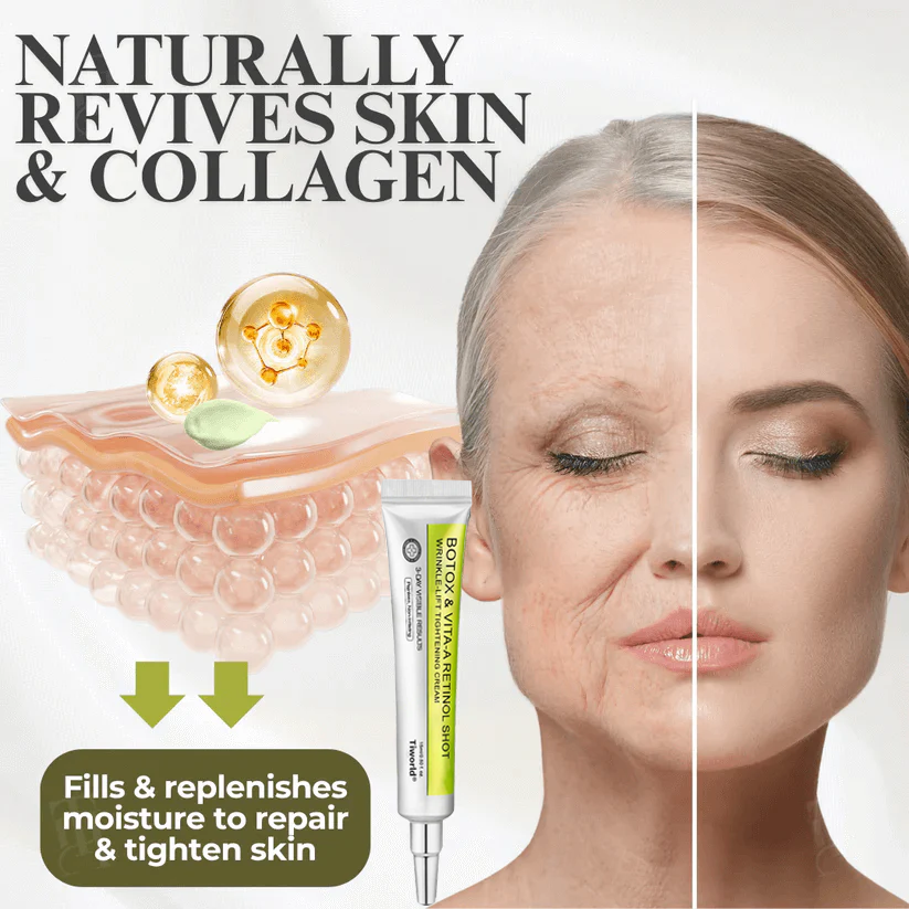 👏🌿Made and shipped from the USA 💫Tiworld® Botox & Vita-A Retinol Shot Wrinkle-Lift Tightening cream - Last Day Promotion 70% OFF